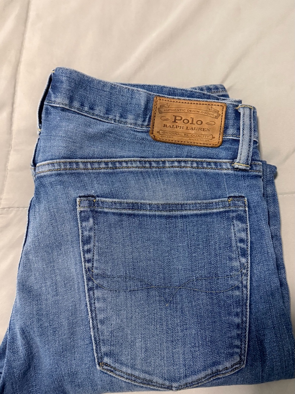 Polo by Ralph Lauren Light Blue Relaxed Straight Jeans